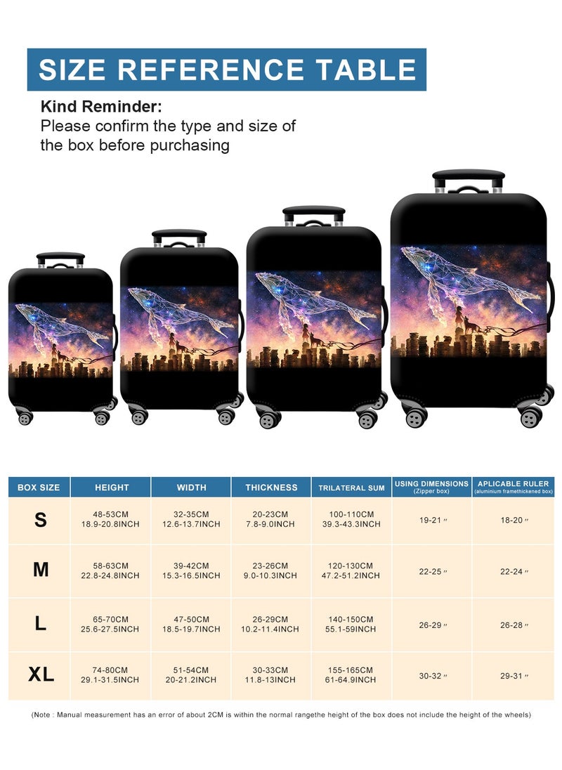 URbazaar Elastic Travel Luggage Cover Travel Suitcase Protective Cover for Trunk Case Apply to 18-30 inch luggage Suitcase Cover  - Image 4
