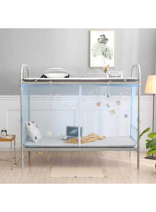 Bluejw Student Dormitory Zipper Mosquito Net Dust Top 0.9m Upper And Lower Bunk Bedroom 1m Single Double Bed 1.2 Household 1.5 Meters - Image 1