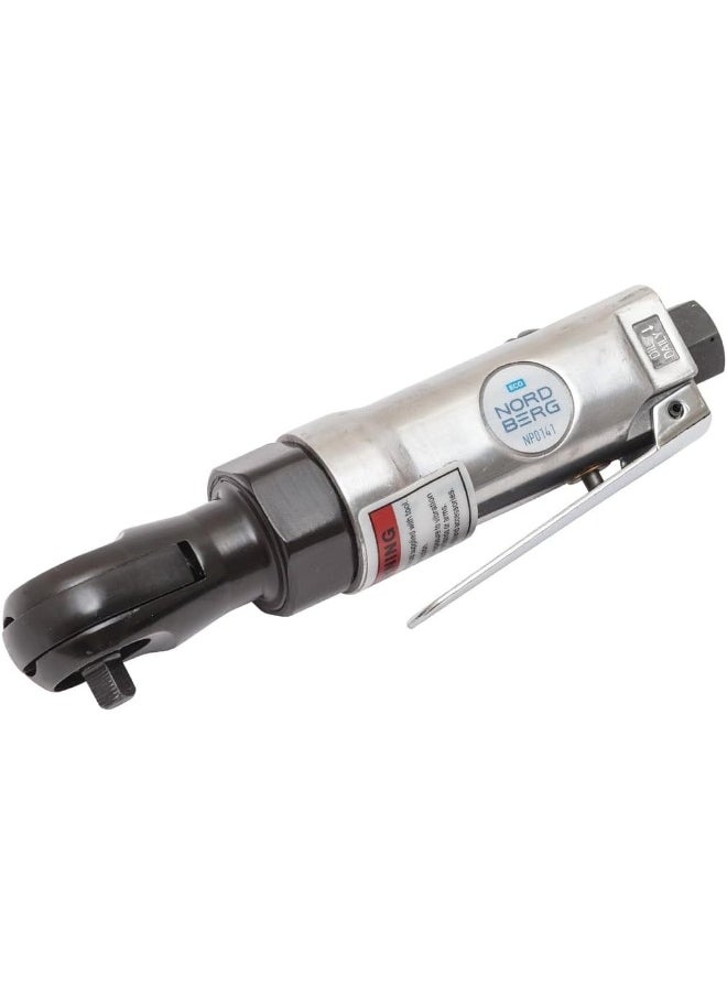 NORDBERG Air Ratchet Wrench Pneumatic 1/4”  Np0141, 41 Nm, 240 Rpm, For Machinery Manufacturing And Auto Industry, Lightweight, Compact  - Image 2