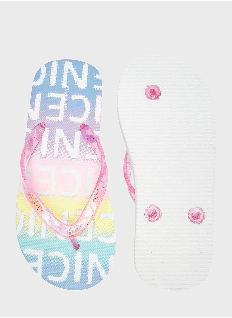 shoexpress - Kids Printed Flip Flop - Image 1