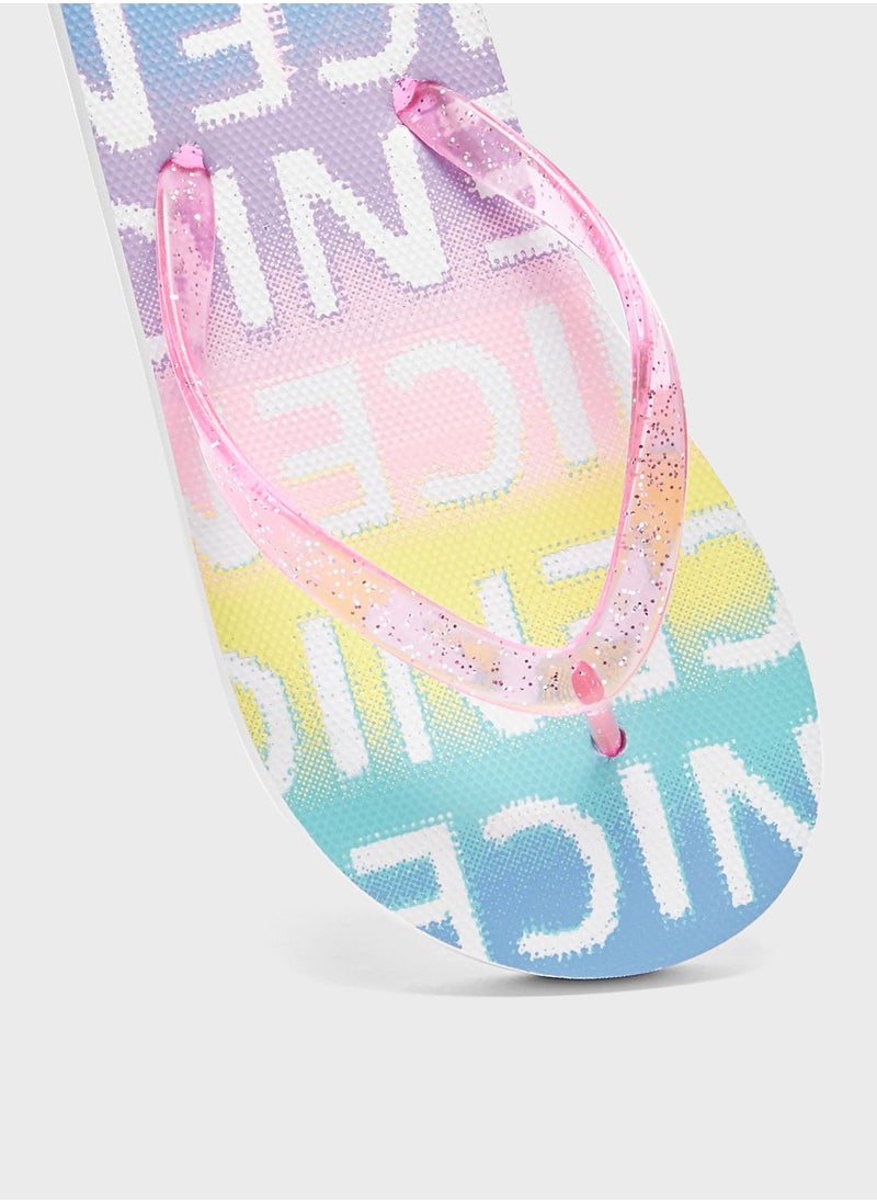 shoexpress - Kids Printed Flip Flop - Image 1