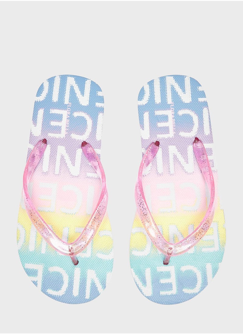 shoexpress - Kids Printed Flip Flop - Image 1