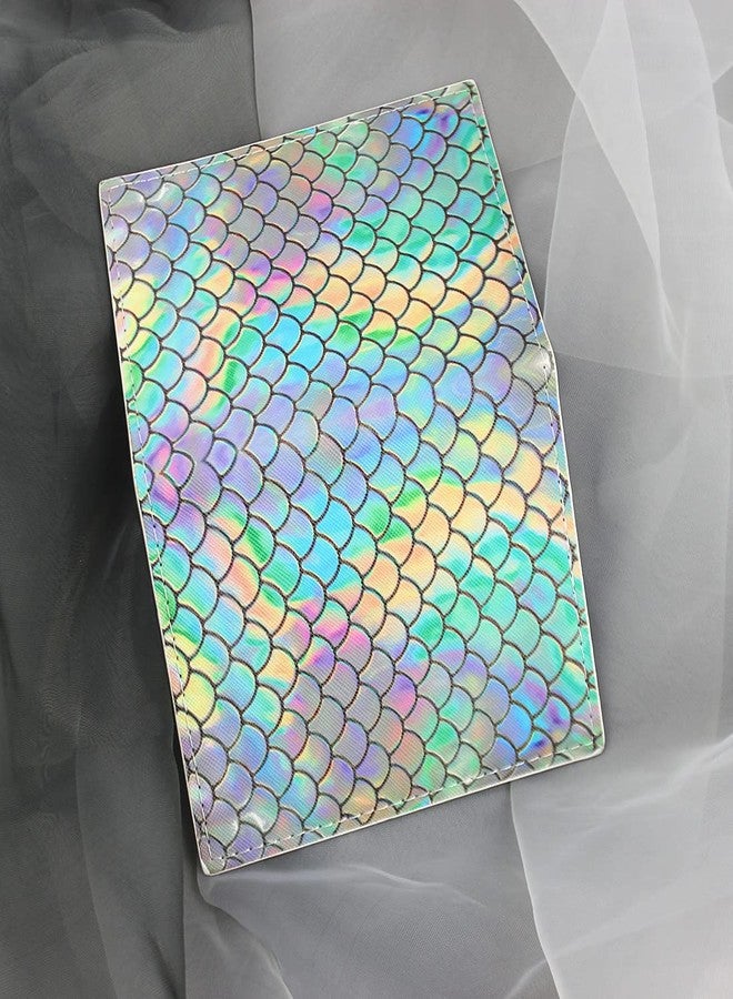 MayeBridge Cute Girls Passport Cover Women Passport Horder PU Leather Travel Unicorn Passport Book Holder For Teen Girls, Mermaid A, Cute - Image 2