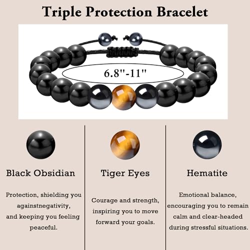Sereney Happy 18th Birthday Gifts for Boys as 18th Birthday Decorations for Boys,Triple Protection ID Bracelet as Cool Gifts for 18 Year Old Boy Birthday Gifts for Him Son Male Grandson Friend Nephew - Image 4