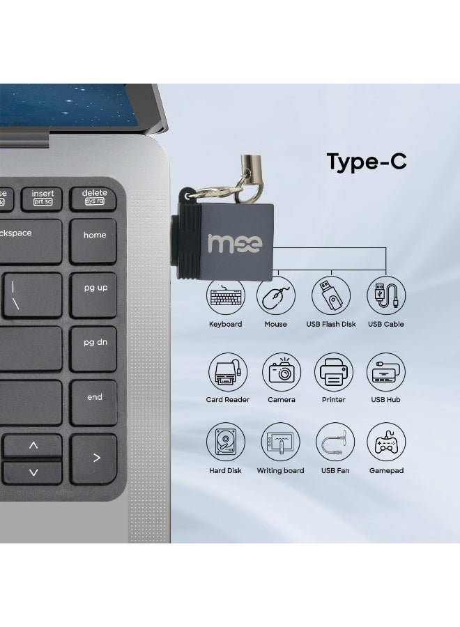 آیمی محول IMee IM-229 USB 3.0 Type-C OTG - نقل بيانات عالي السرعة، سبيكة متينة، تصميم صغير الحجم، للهواتف/الأجهزة اللوحية/الكمبيوتر المحمول - توصيل أقراص U، والماوس، ولوحة المفاتيح، والكاميرا، والطابعة والمزيد - Image 3