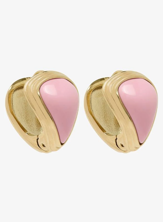 Logo 23Mm Polished Resin Huggies