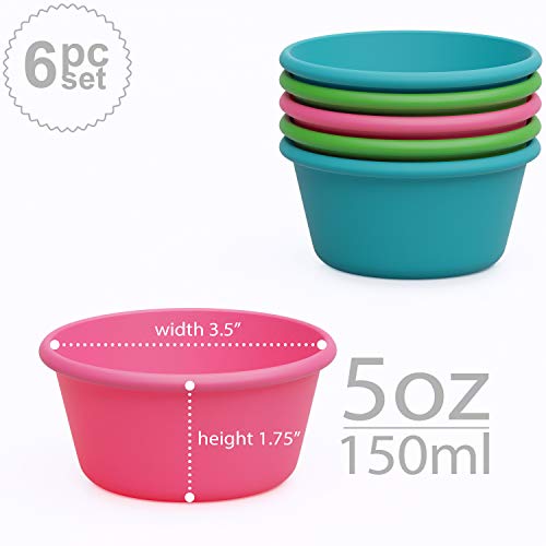 Bakerpan Silicone Jumbo Muffin Cups For Baking, Smooth Large Air Fryer Muffin Cups, 3 1/2 Inch Muffin Baking Cups, Jumbo Cupcake Liners - Set of 6 - Image 2