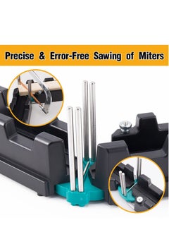 SYOSI 2 in 1 Mitre Measuring Cutting Tool Measuring and Sawing Mitre Angles Cutting Tool Precise Miter Saw Protractor 85-180° Bevels Cutting Tool Miter Gauge Woodworking Tool  - Image 5