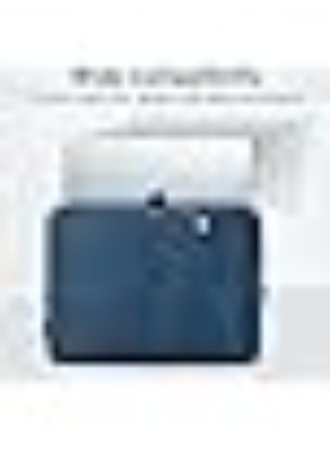JETech Laptop Sleeve for 13-14Inch MacBook Air/Pro (M5/M4/M3/M2/M1) 2020-2025, 13-13.6 Inch Notebook, Waterproof Shock Resistant Bag Case with Accessory Pocket (Navy) - Image 3