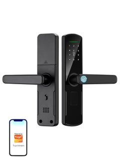 قفل أمان Sharpdo مع Wi-Fi ، قفل باب الدخول بدون مفتاح ، التثبيت السهل ، التحكم عن بُعد التطبيق ، قفل تلقائي