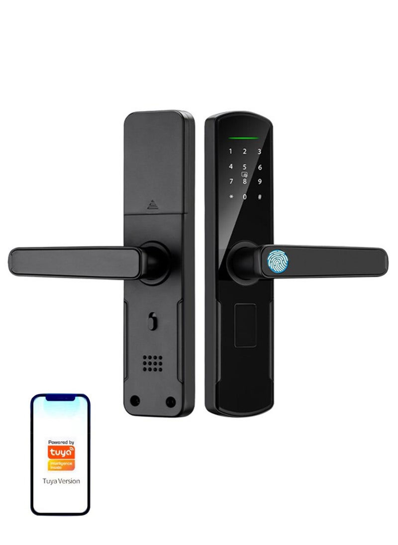 شاربدو - قفل أمان Sharpdo مع Wi-Fi ، قفل باب الدخول بدون مفتاح ، التثبيت السهل ، التحكم عن بُعد التطبيق ، قفل تلقائي - Image 1