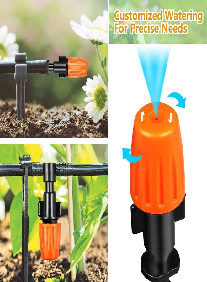Gardrip 250 Pcs Drip Irrigation Fittings Kit for 1/4" Tubing：Gardrip 1/4 Inch Drip Irrigation Barbed Connectors (Nozzles, Nozzle Tees, Single Barbs, Couplings, Tees, Elbows, Plugs, Crosses) for Garden Systems - Image 3