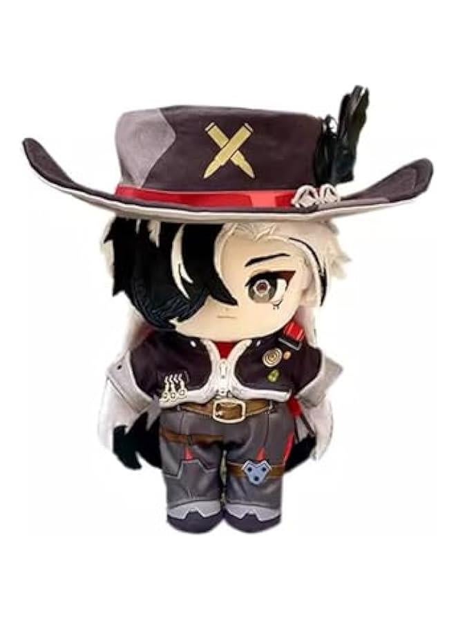 Anime Plush Dress Up Doll Cute Chibi Figure Plushies 20cm Soft Chinese Cotton Dolls Collectible Gift for Honkai Star Rail Fans (Boothill)  - Image 1