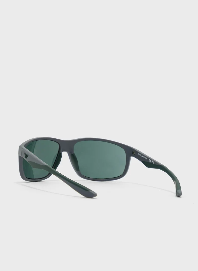 EMPORIO ARMANI 0Ea4199U Wayfarers Sunglasses