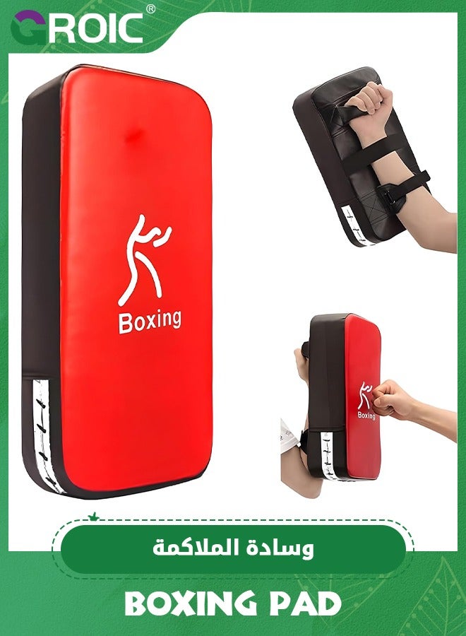 Boxing Pads Punching Mitts, Shock Absorbent Training Hand Pads, Extra Large & Thicken Leatherette Boxing Equipment,Ideal for Karate, Muay Thai Kick, Sparring, Dojo, Martial Arts, MMA