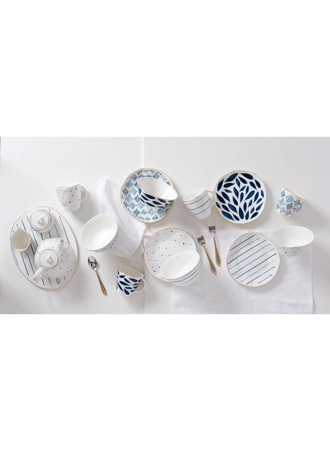 LENOX Lenox Blue Bay 12Piece Dessert Set 1030 LB  - Image 4