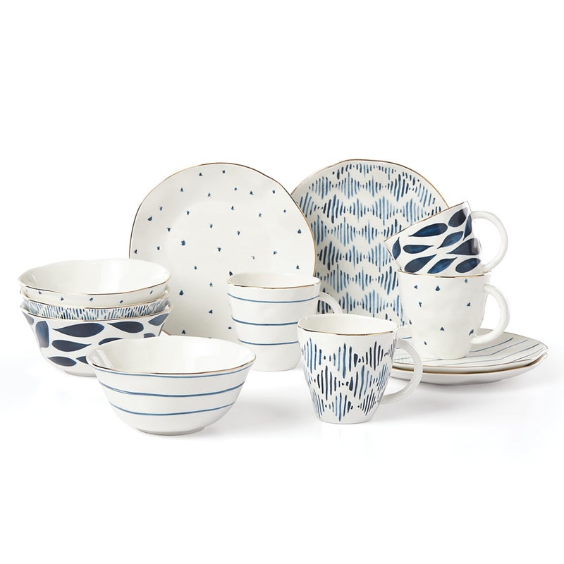 LENOX Lenox Blue Bay 12Piece Dessert Set 1030 LB  - Image 1