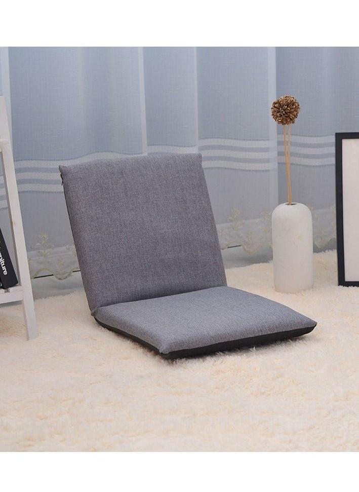 XiuWoo - Foldable Adjustable Floor Chair High Back Couch Lounge Recliner Lazy Sofa for Home Living Room Balcony Bay Window - Image 1