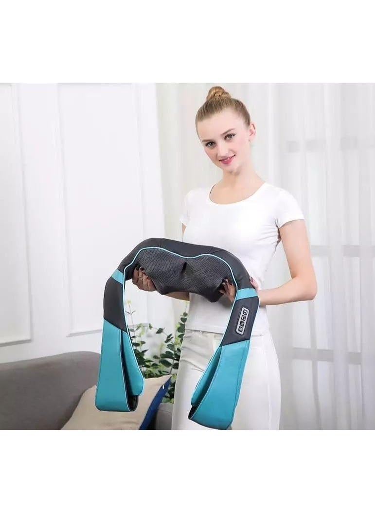 Multifunctional Electric Body Massager with Heat Therapy - Deep Tissue Kneading System for Neck, Shoulders, Back, Legs & Feet - Professional Muscle Relief & Relaxation Device - Image 3