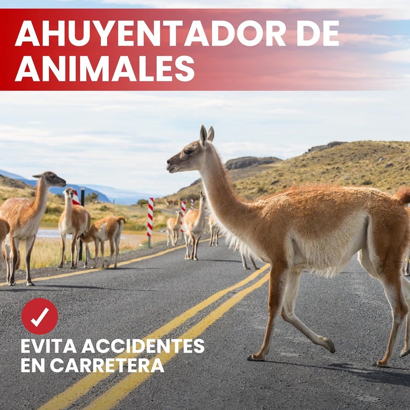 BeWave Animal Repeller for Car – 4 Pack | Ultrasonic Repellent for Boars and Other Animals | Weather Resistant | Includes eBook: Accident Prevention Guide - Image 2