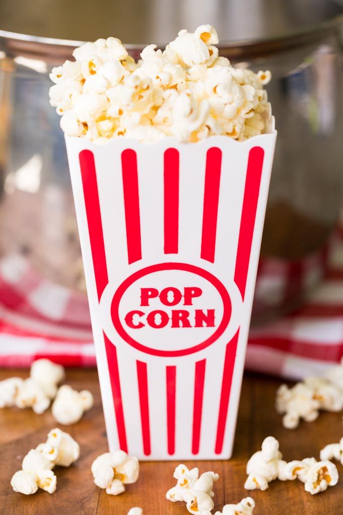 NAVNATH ENTERPRESS Popcorn Box for Kids Party - Red and White - Image 1