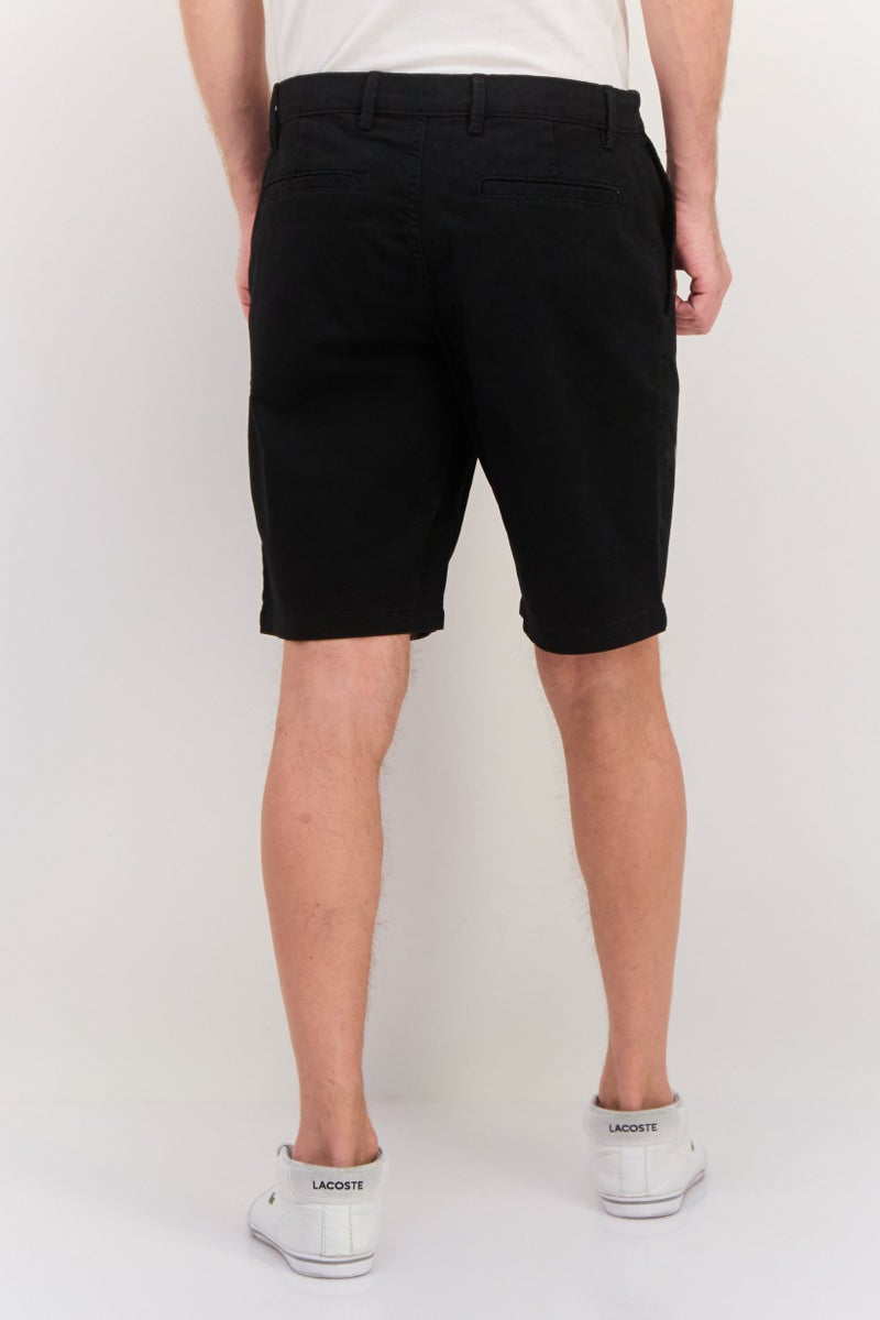 GAP Men Plain 10 Inseam Basic Shorts, Black - Image 3