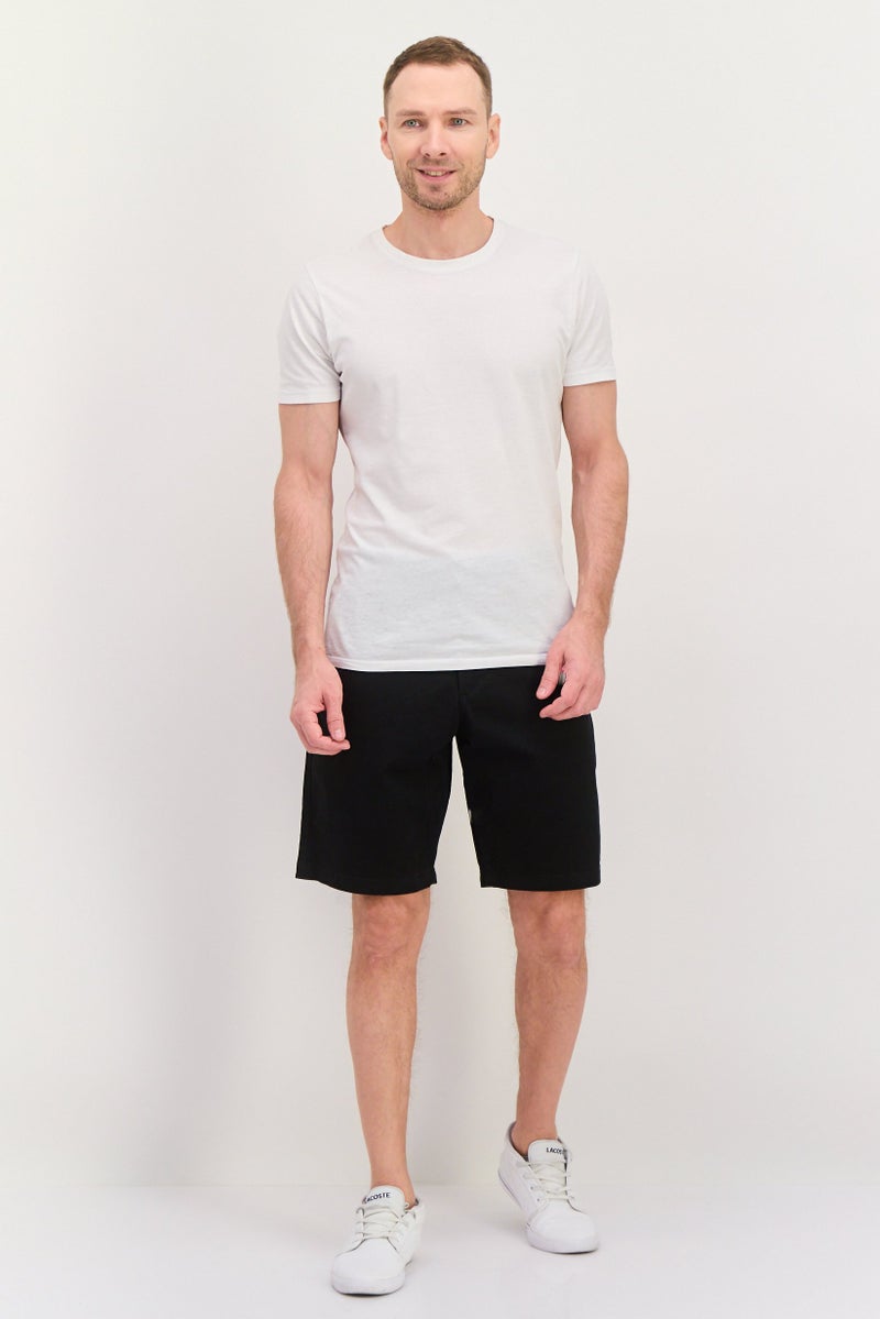 GAP Men Plain 10 Inseam Basic Shorts, Black - Image 4