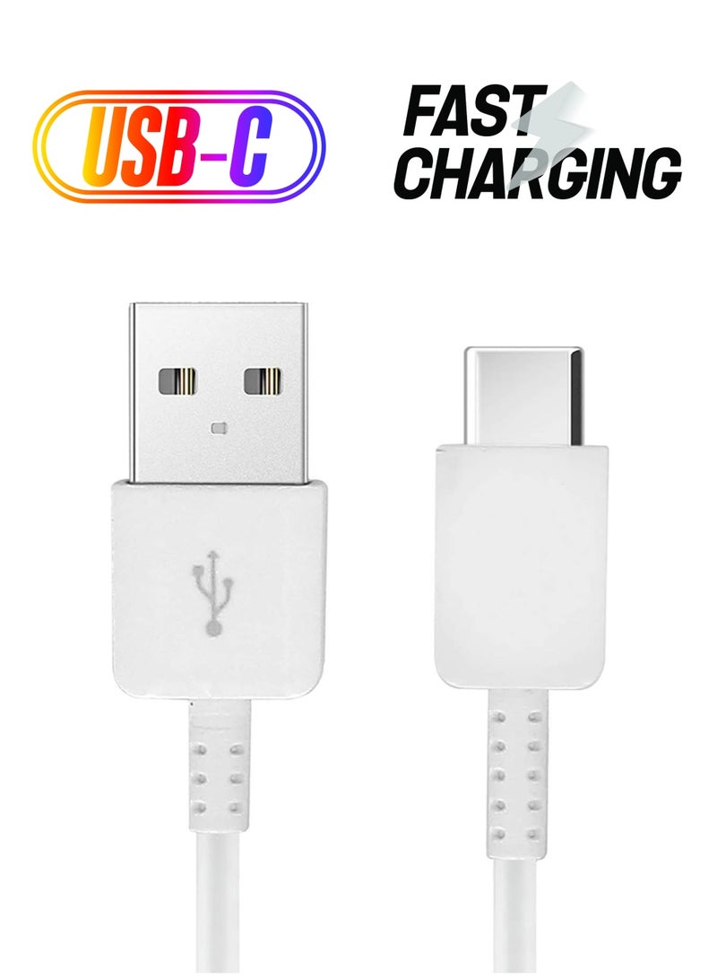 ELTRAZONE USB Type-C Cable (1.5m) for Xiaomi Redmi Note 10 Pro – Fast Charging & Quick Data Transfer, White - Image 1