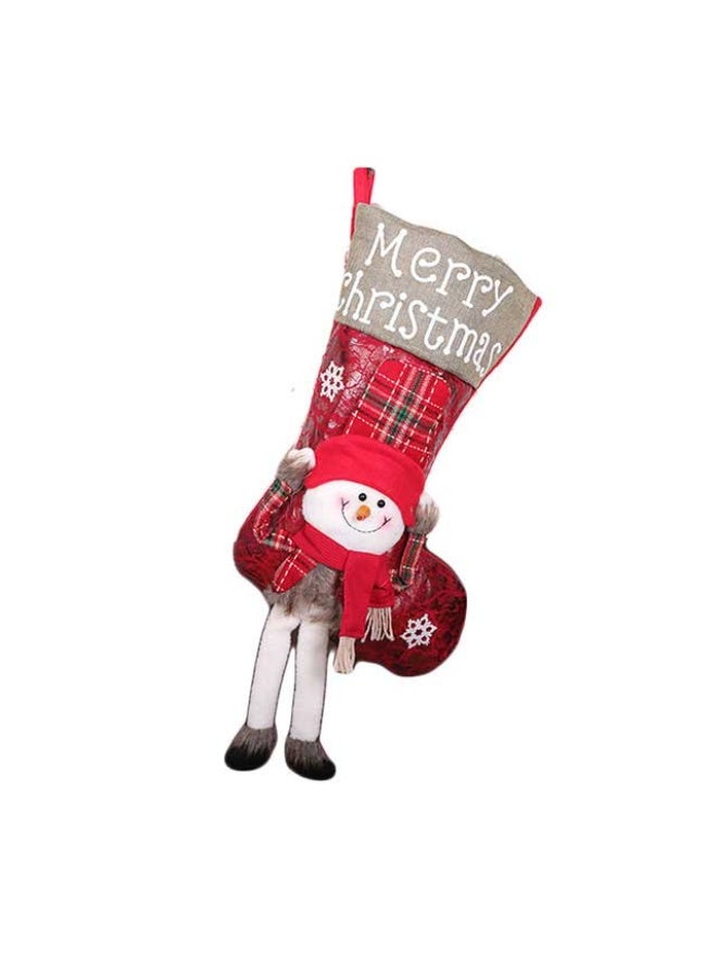 Christmas Stockings, MC Snowman-55x26x21cm, China