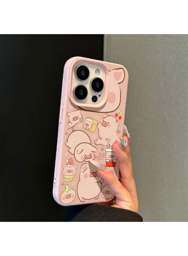 NIBEMINENT Cartoon Pig Protective TPU Case Cover For iPhone 15 - Image 2