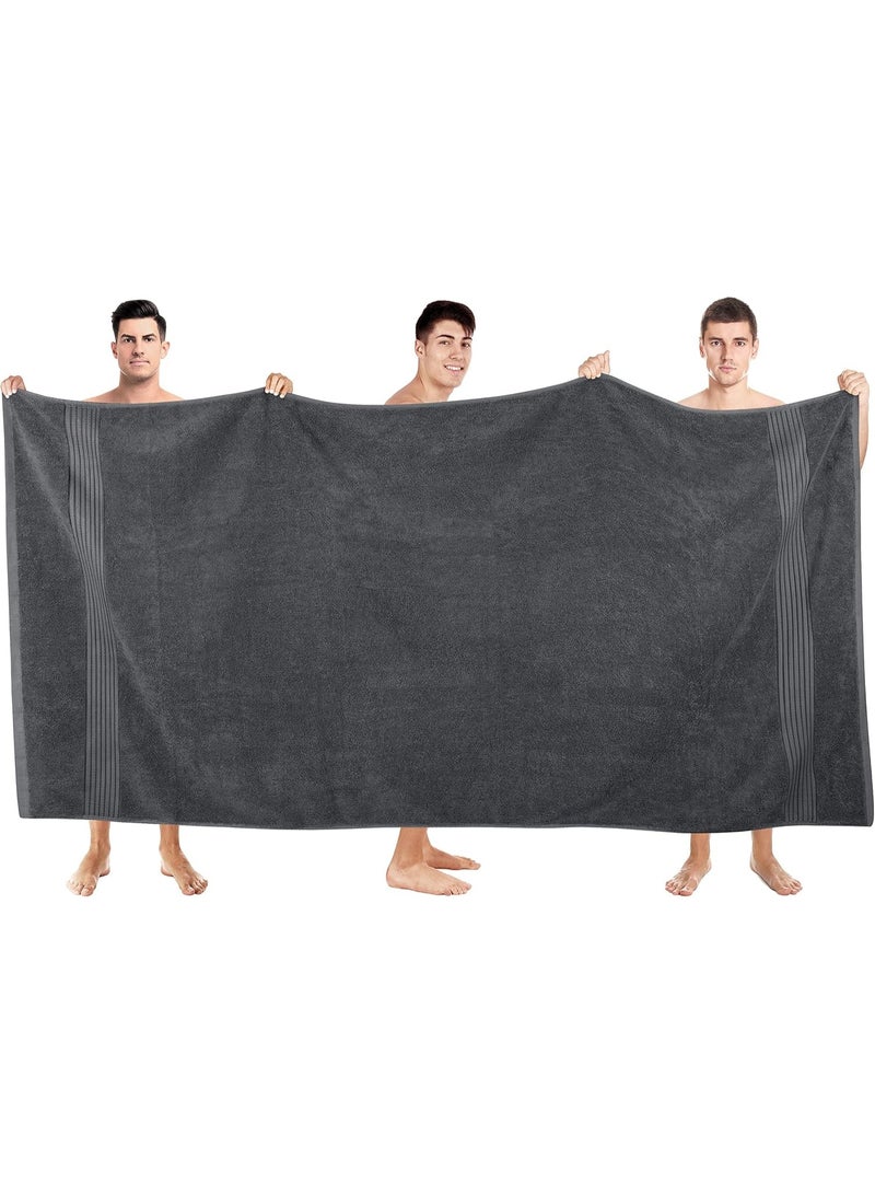 Utopia Towels 700 GSM Premium Cotton Extra Large Bath Towel (90 x 180 cm) Soft Luxury Bath Sheet - Grey - Image 3
