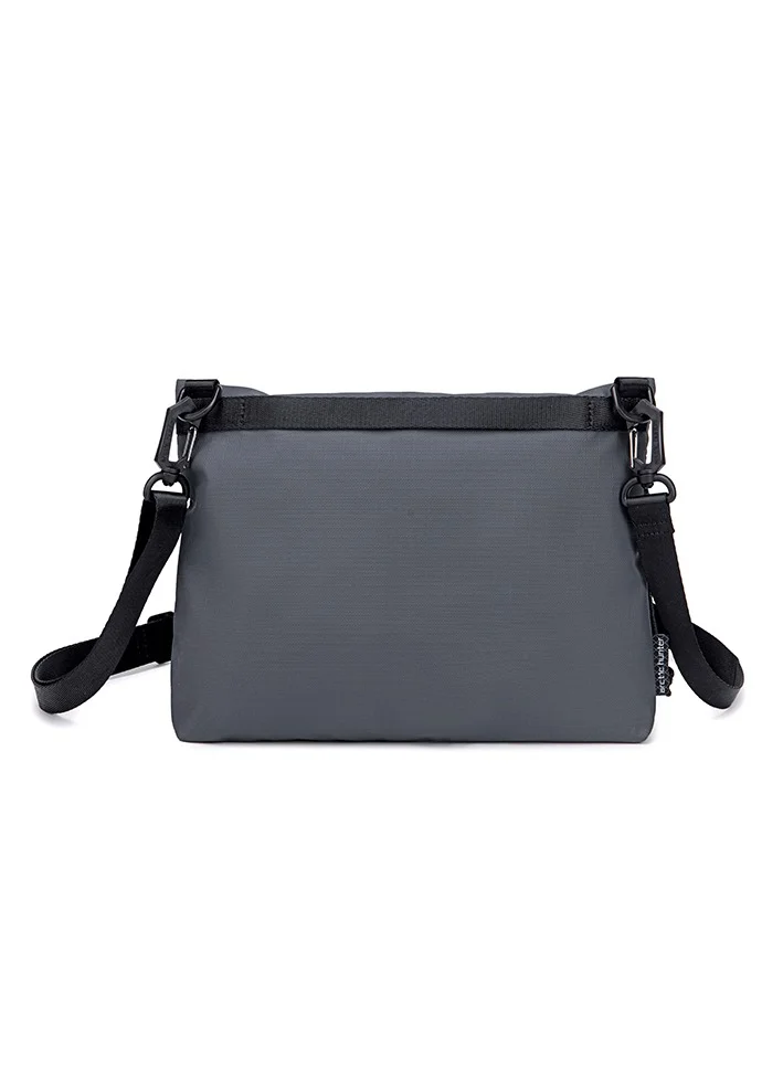 ARCTIC HUNTER Premium Shoulder Sling Bag Water Resistant Polyester Unisex Cross Body Bag for Travel Business School College K00535 Grey