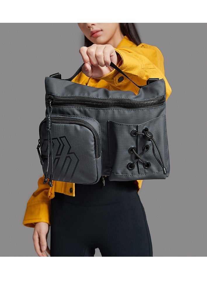 ARCTIC HUNTER Premium Shoulder Sling Bag Water Resistant Polyester Unisex Cross Body Bag for Travel Business School College K00535 Grey - Image 4