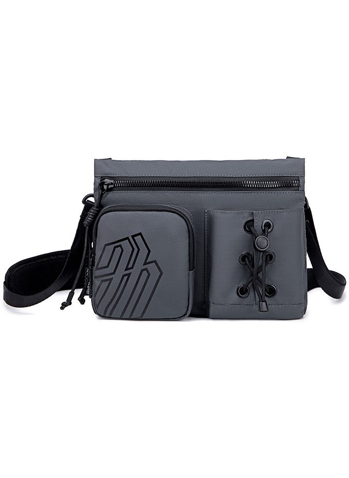 Premium Shoulder Sling Bag Water Resistant Polyester Unisex Cross Body Bag for Travel Business School College K00535 Grey - pzsku/Z19CA72002FA13FB9B5C2Z/45/_/1722489465/0977bfdc-a0c5-4d7e-8918-101331ecb66f