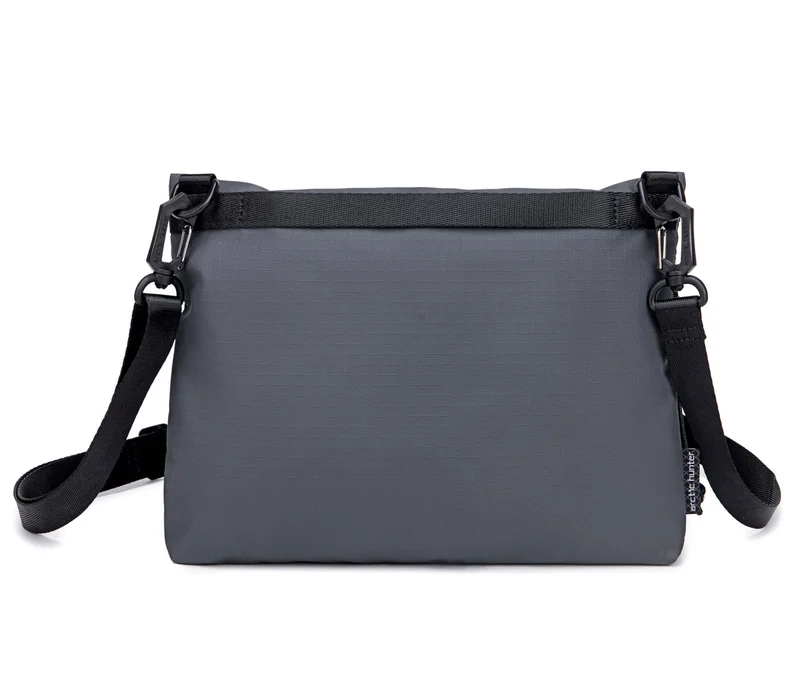 Arctic Hunter Grey Premium Shoulder Sling Bag Water Resistant Polyester Unisex Cross Body Bag for Travel Business School College, K00535, Grey  | Best Price UAE