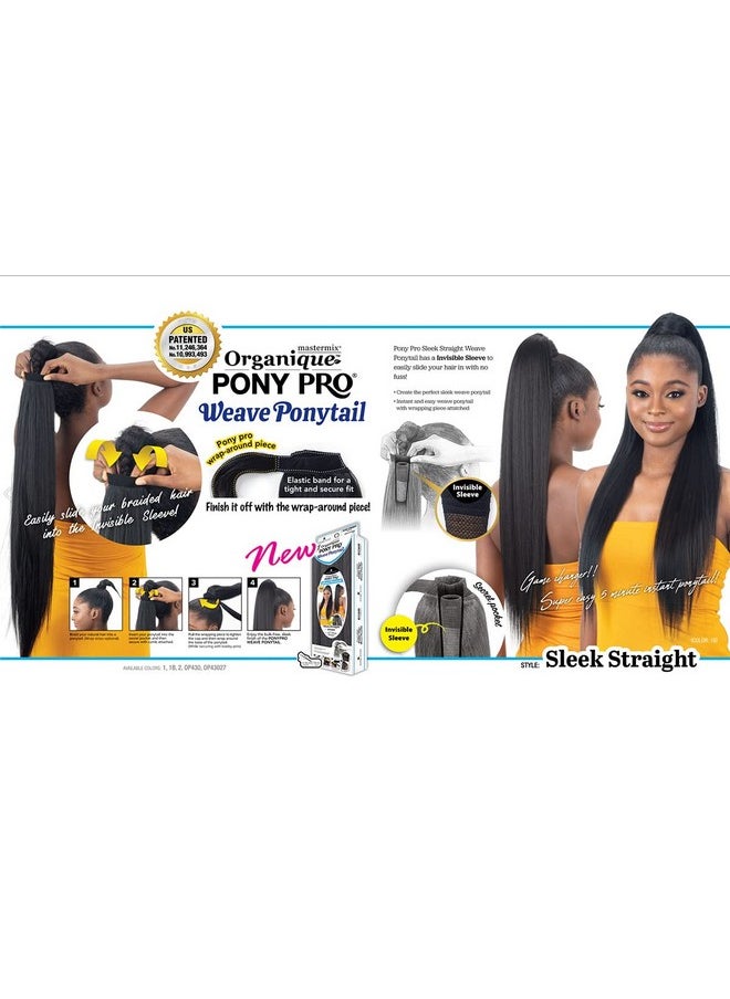 FREE TRESS - Ree Tress Milky Way Weave Organique Pony Pro Ponytail Sleek Straight (Op43027) - Image 1