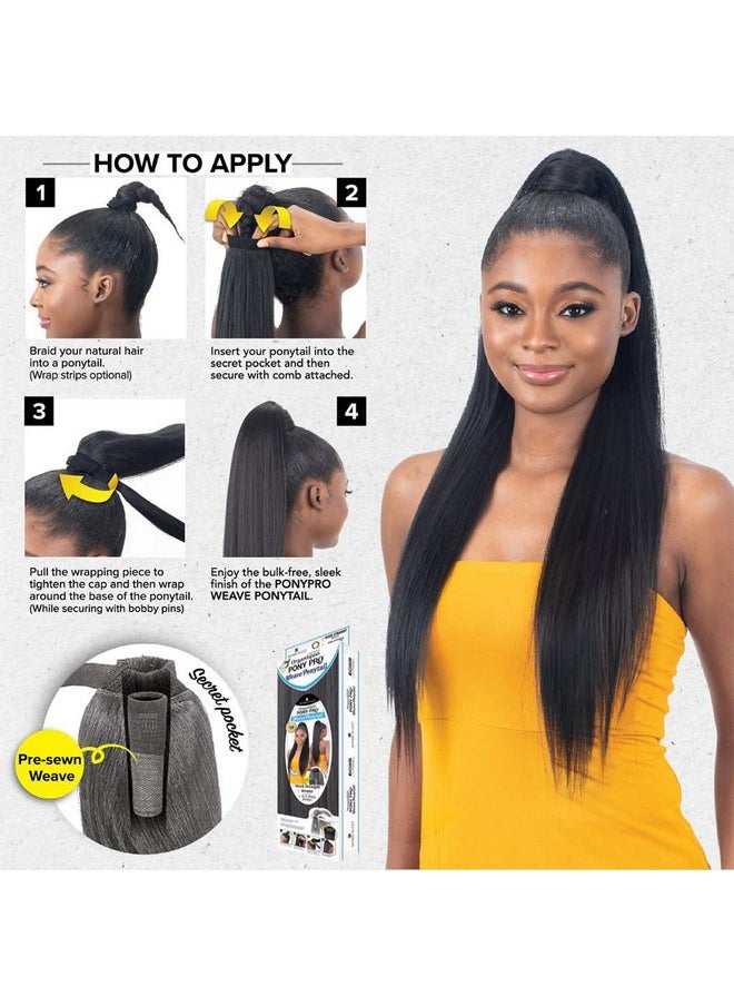 FREE TRESS - Ree Tress Milky Way Weave Organique Pony Pro Ponytail Sleek Straight (Op43027) - Image 1