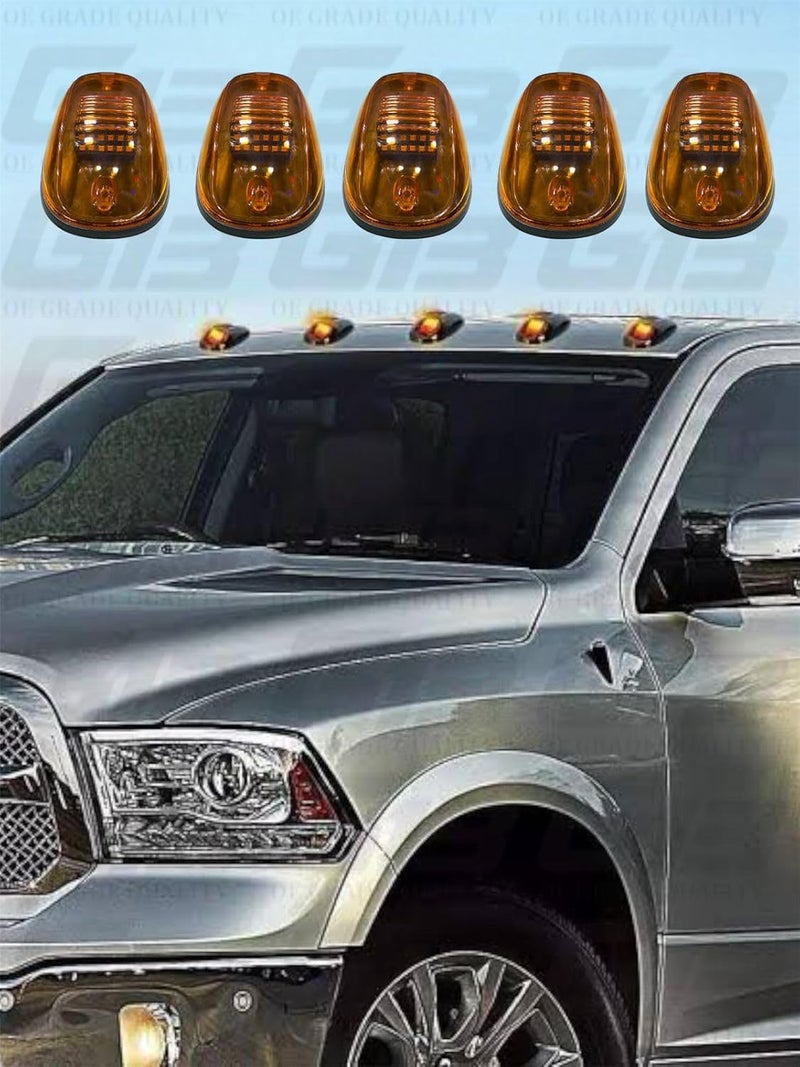 G13 12V Car Roof-top Emergency Clearance Warning Strobe,Roof Running Light with Amber Yellow LED Lights for Hummer, Thar, Gypsy, Bolero & Jeep Rubicon (YELLOW,AMBER, 18 LED) - Image 5