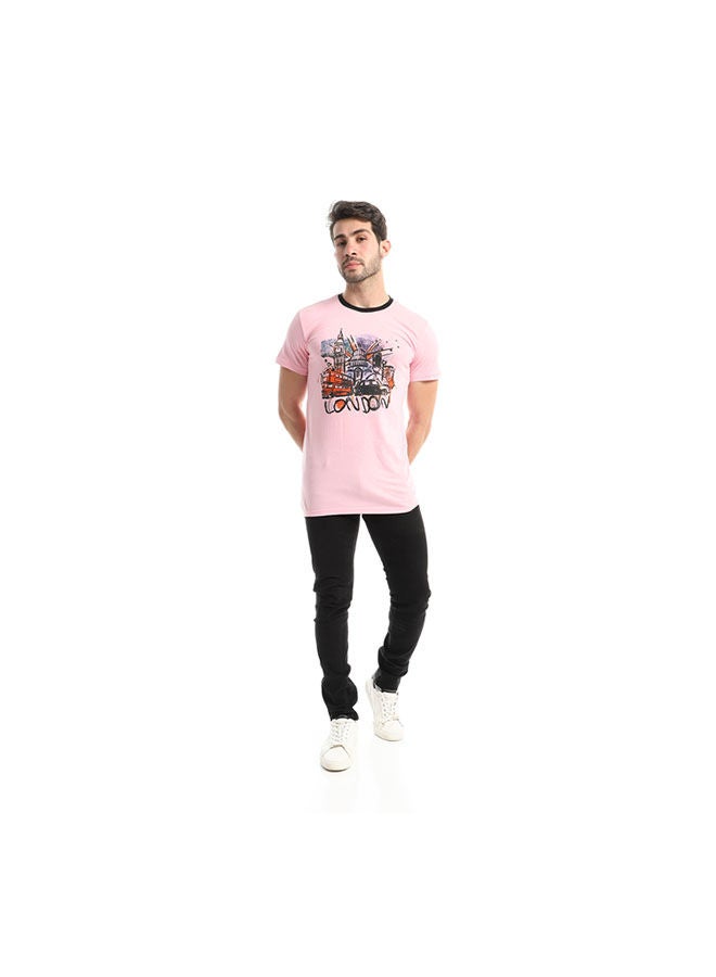 Andora Casual Printed Round Neck T-Shirt - Image 5