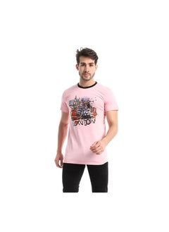 Andora Casual Printed Round Neck T-Shirt  - Image 1