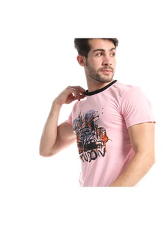 Andora Casual Printed Round Neck T-Shirt  - Image 4