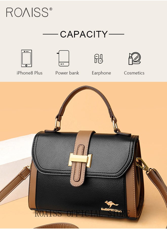 roaiss - Women Shoulder Crossbody Bag Large Capacity Compact and Exquisite Women Handbag - Image 1