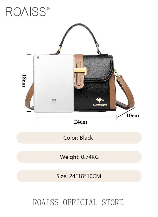 roaiss - Women Shoulder Crossbody Bag Large Capacity Compact and Exquisite Women Handbag - Image 1