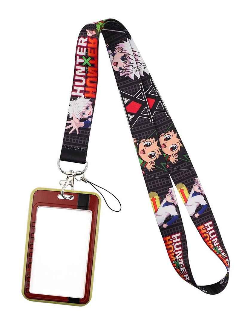 X Hunter ID Badge Holder Lanyard Keychain with Card Holder, Neck Strap for ID Cards, Badge Holders and Mobile Phones - Image 2