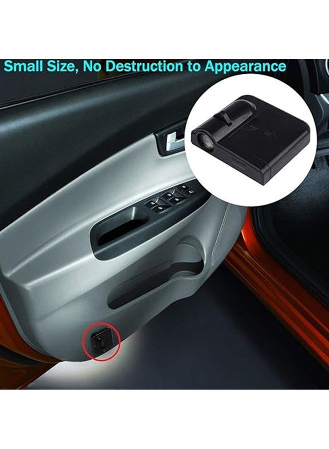 MUNTAQI 2PCS Car Door Light Projector Wireless LED Car Door Projector for TOYOTA, Car Door Welcome Logo Projector Lights for All Car Models, Laser Ghost Shadow Logo Projector Light Accessories - Image 3