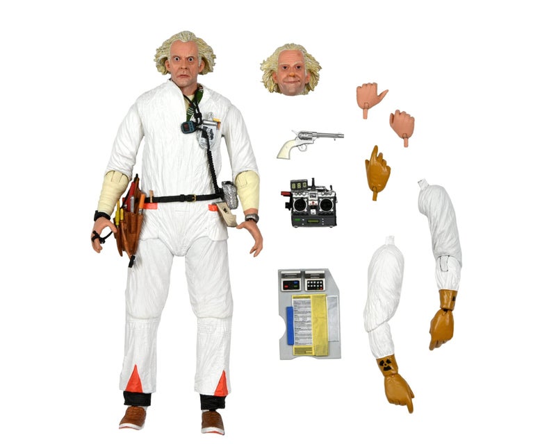 NECA Back to The Future - Ultimate Doc Brown 1985-7" Scale Action Figure - Image 1