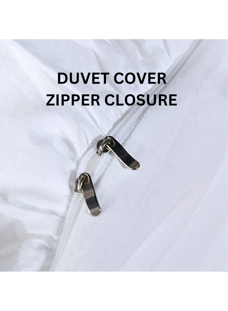 TW Premier TW Hotel Duvet Cover Stripe 220x240cm King Size 6 Pcs Set - 1 Duvet Cover 220x240cm (Without Filling) 1 Fitted Bed Sheet 200x200+30cm - 4 Pillow Cases 48x74+5cm - Quilt Cover Set - Image 5