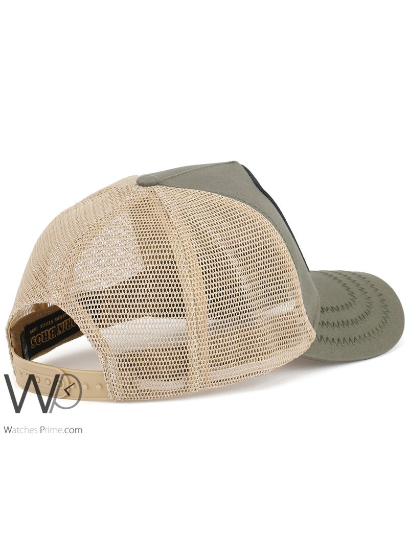 Goorin Bros Goorin Bros Bear Trucker Mesh Cap Olive Green Color Cotton Hat For Men  - Image 2