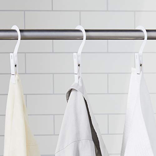 فور رن خطافات بلاستيكية لتعليق الغسيل من فوكس رن، 0.25 × 2.25 × 5.25 بوصة، أبيض - Image 4