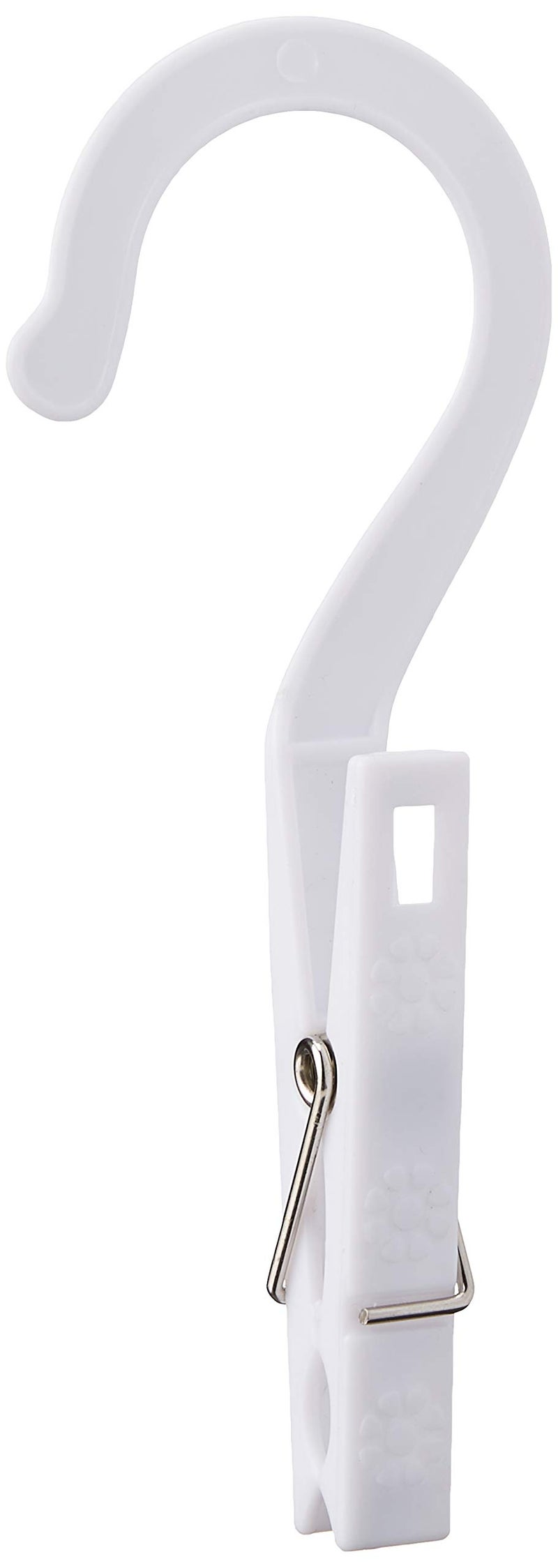 فور رن خطافات بلاستيكية لتعليق الغسيل من فوكس رن، 0.25 × 2.25 × 5.25 بوصة، أبيض - Image 2